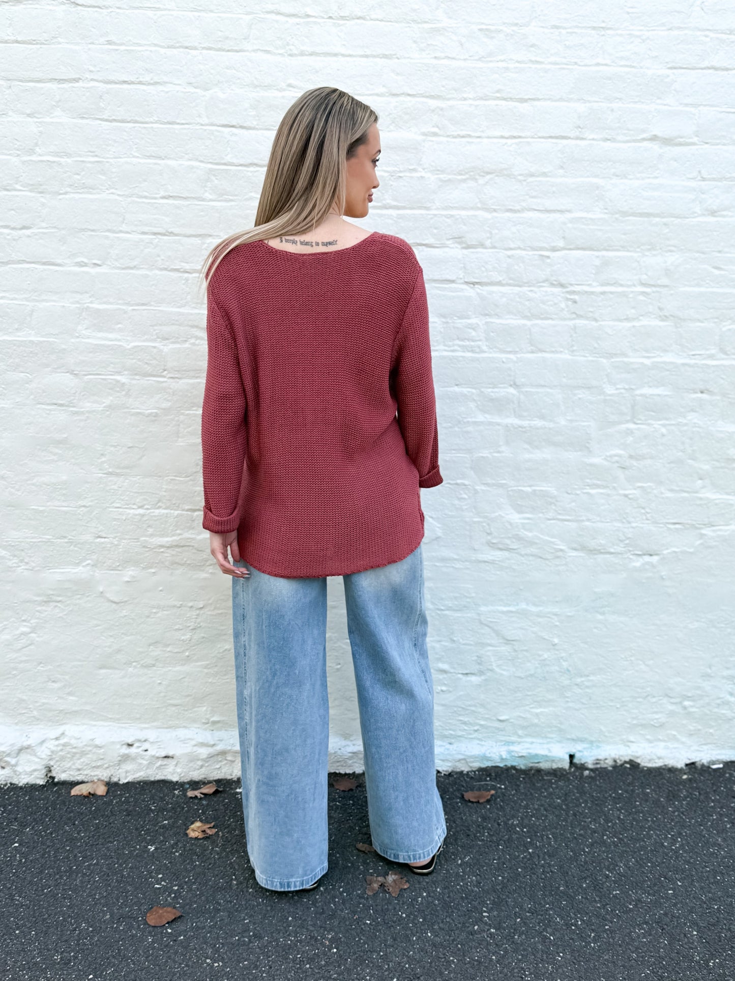 Amyra Knit - Brick