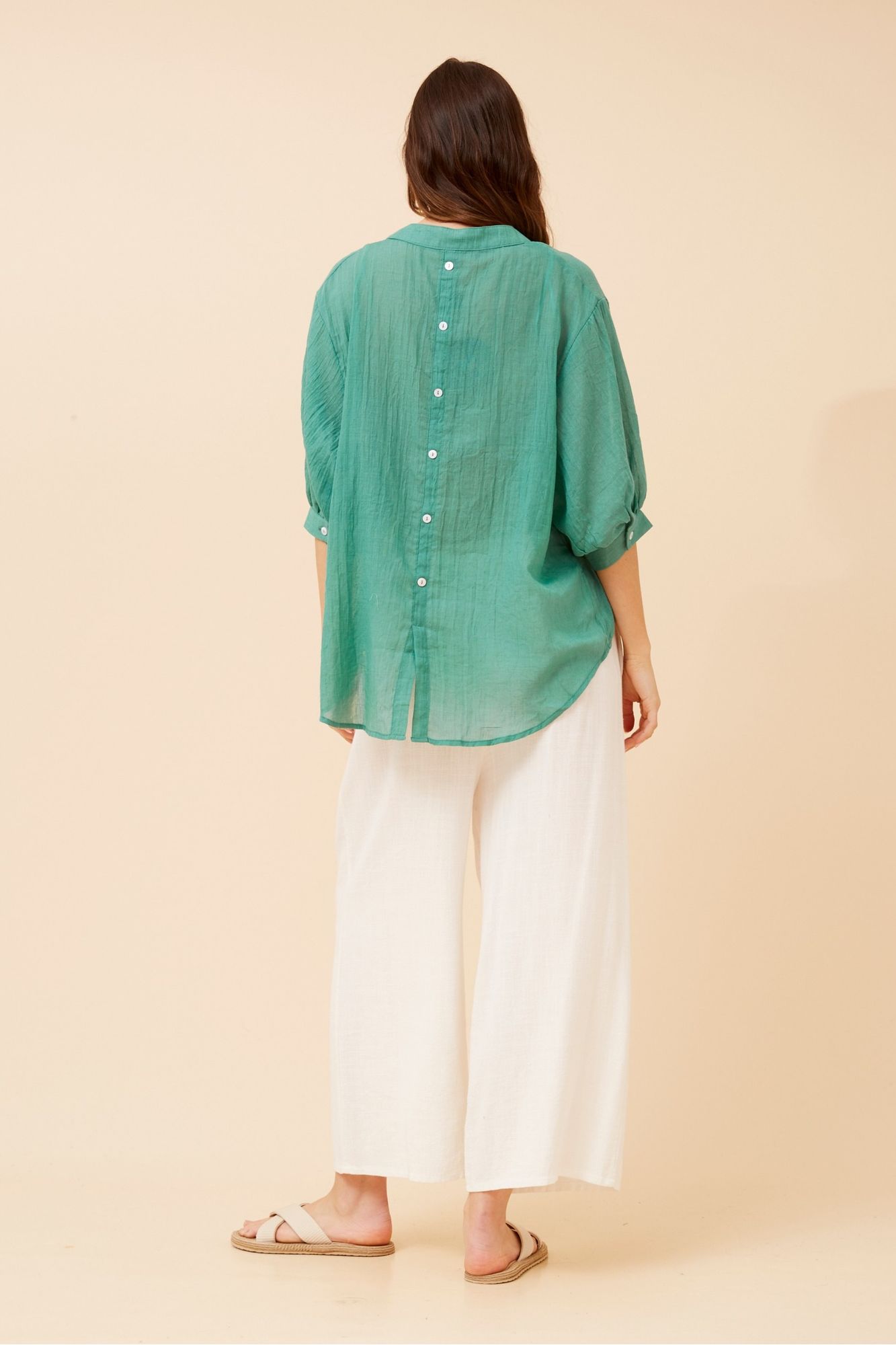 Carrie Shirt - Gumleaf