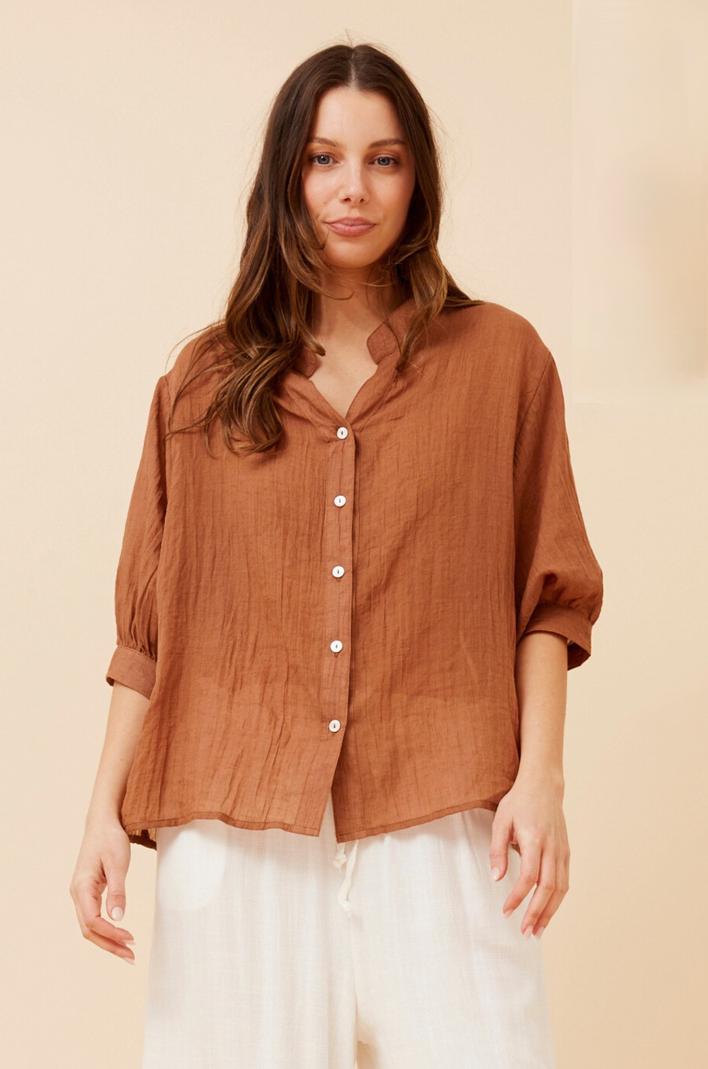 Carrie Shirt - Hazel