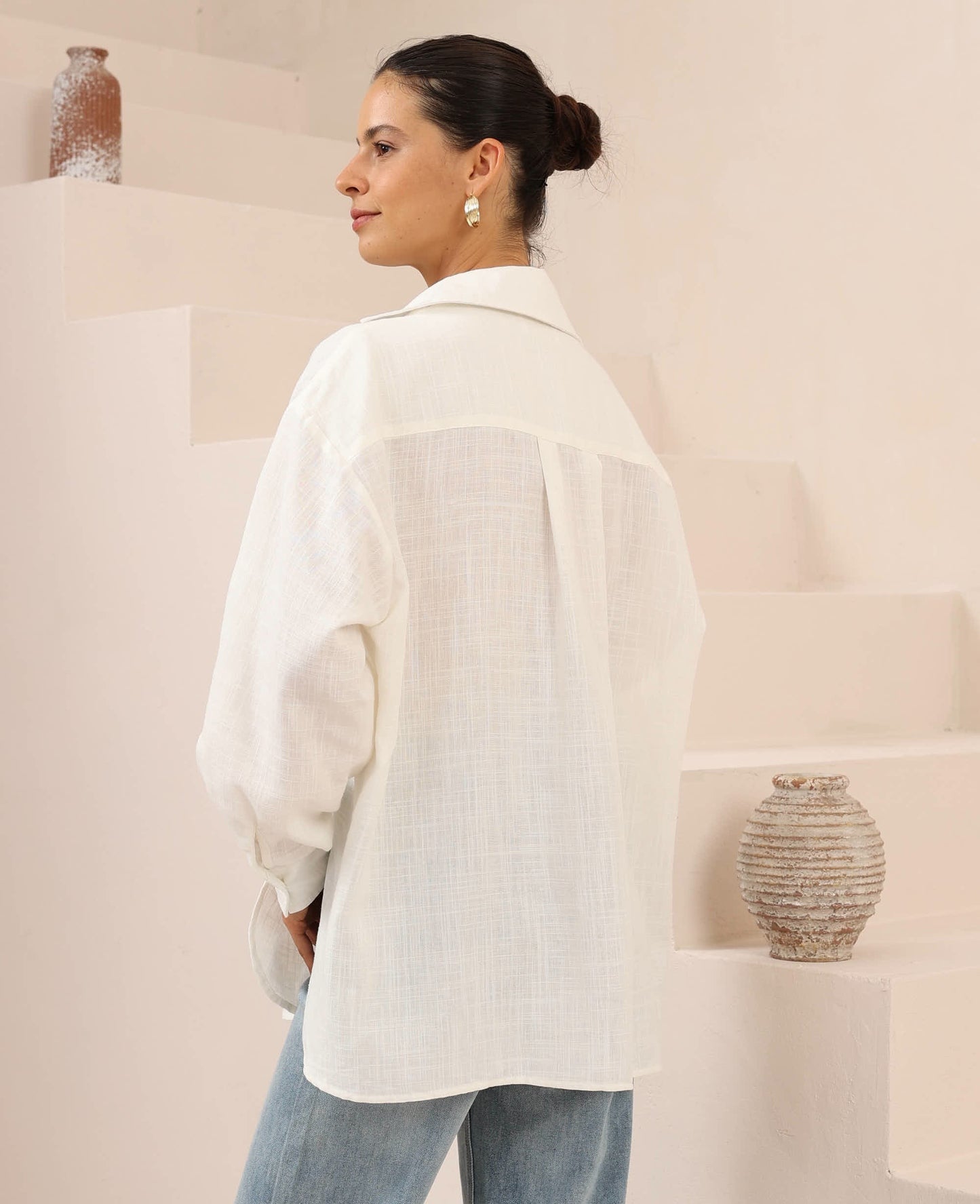 Dominique Shirt - White