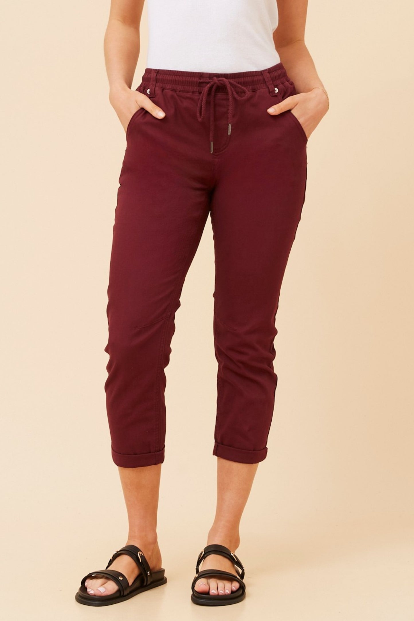 Felicity Jogger - Burgundy