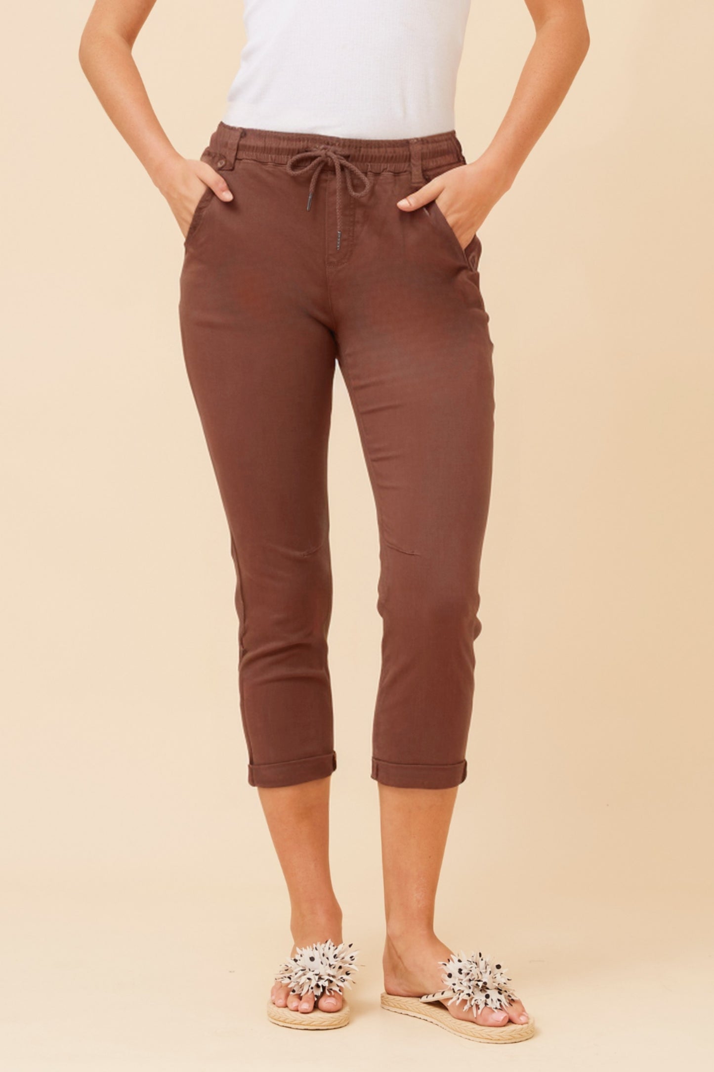 Felicity Jogger Pant - Chocolate