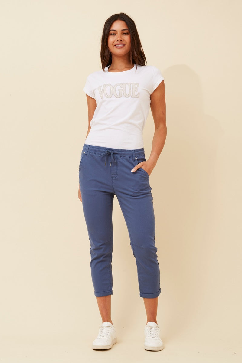 Felicity Jogger Pant - Indigo