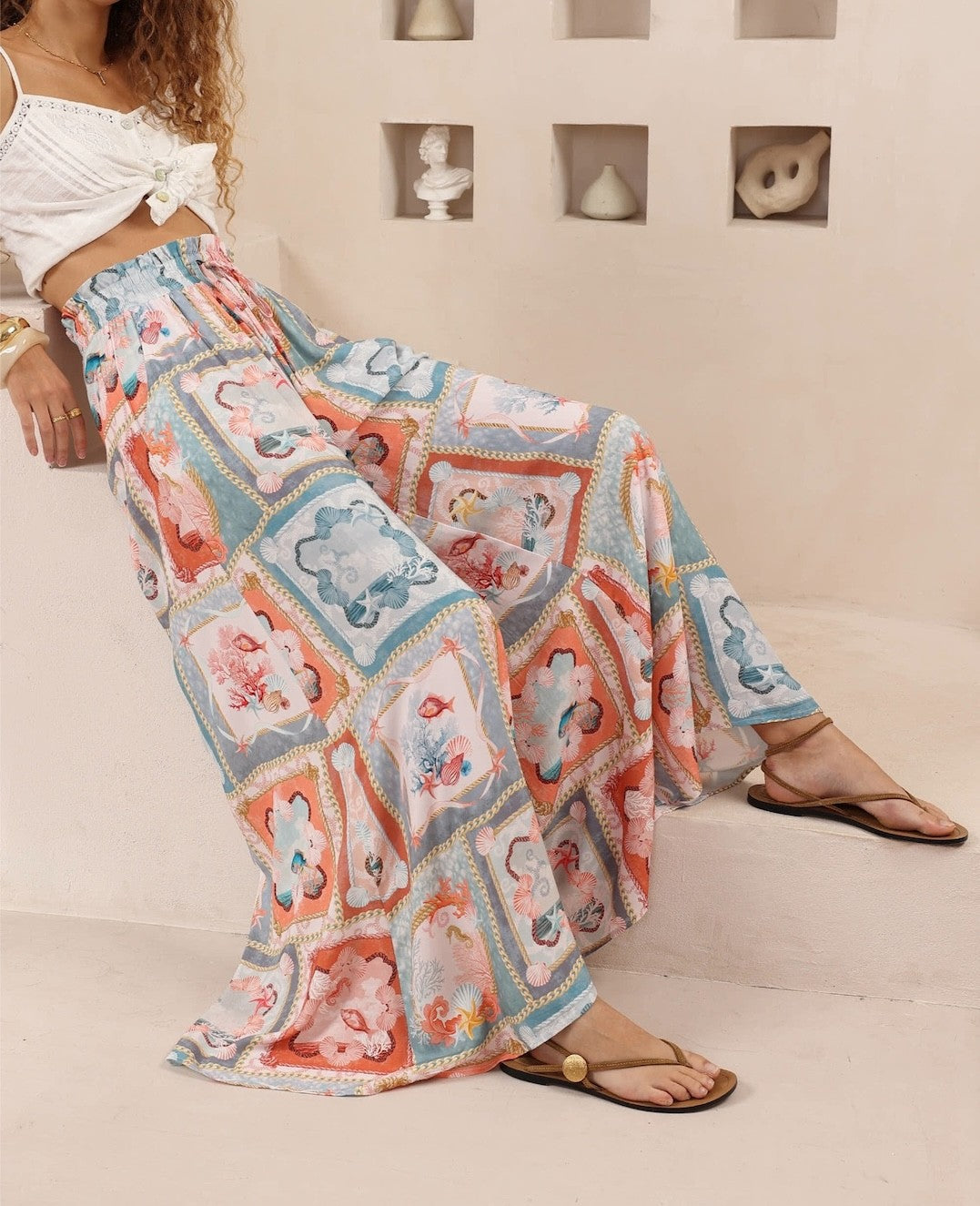 Gabrielle Culotte Pant - Under The Sea