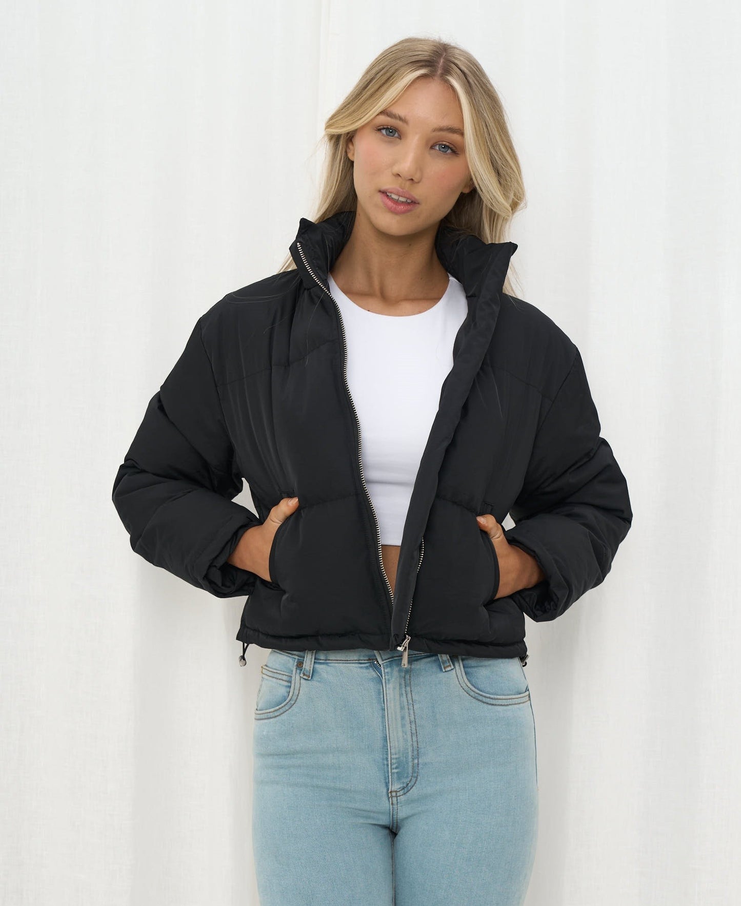 Georgia Puffer Jacket - Black