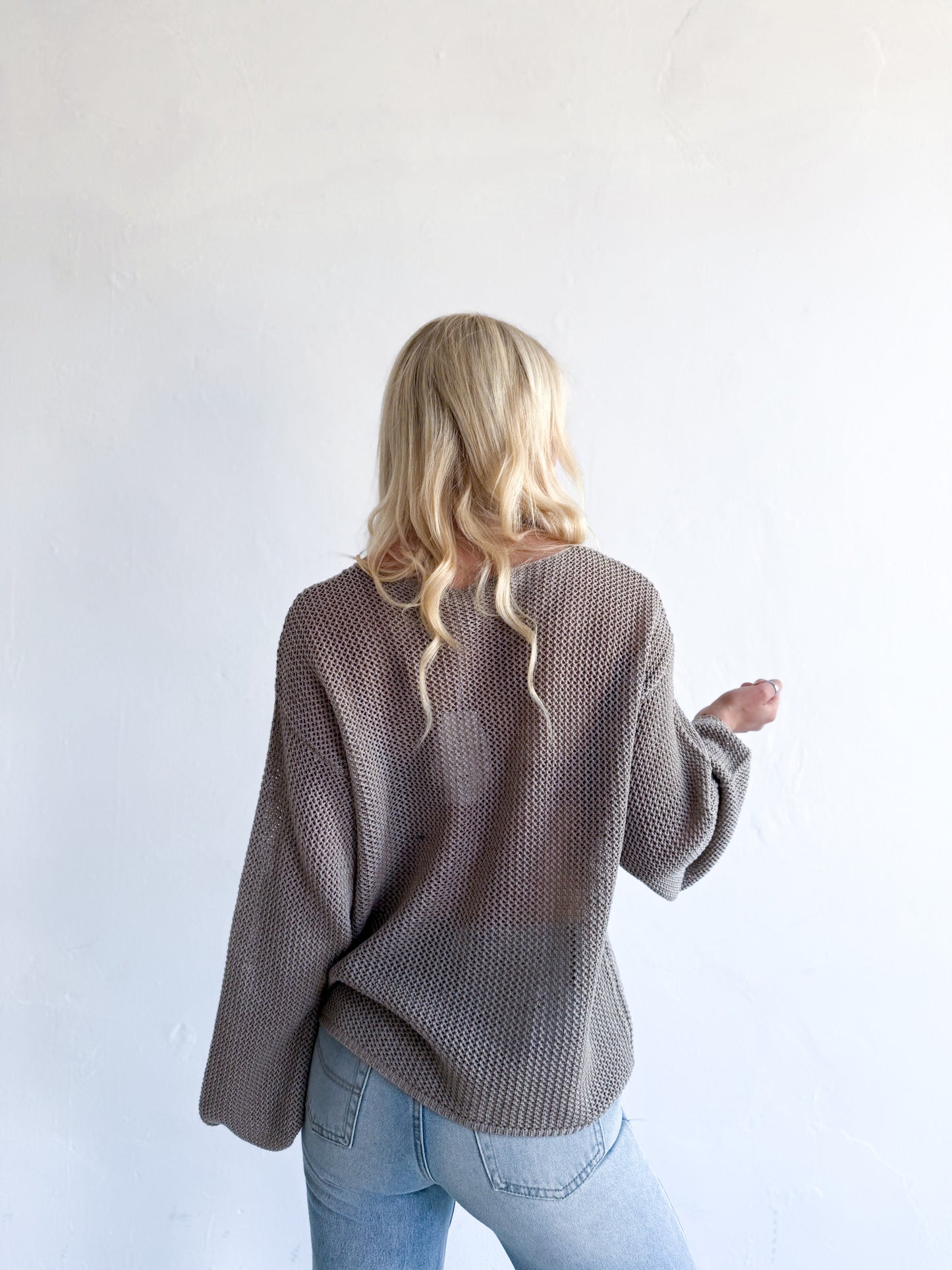 Greta Knit Jumper - Mocha