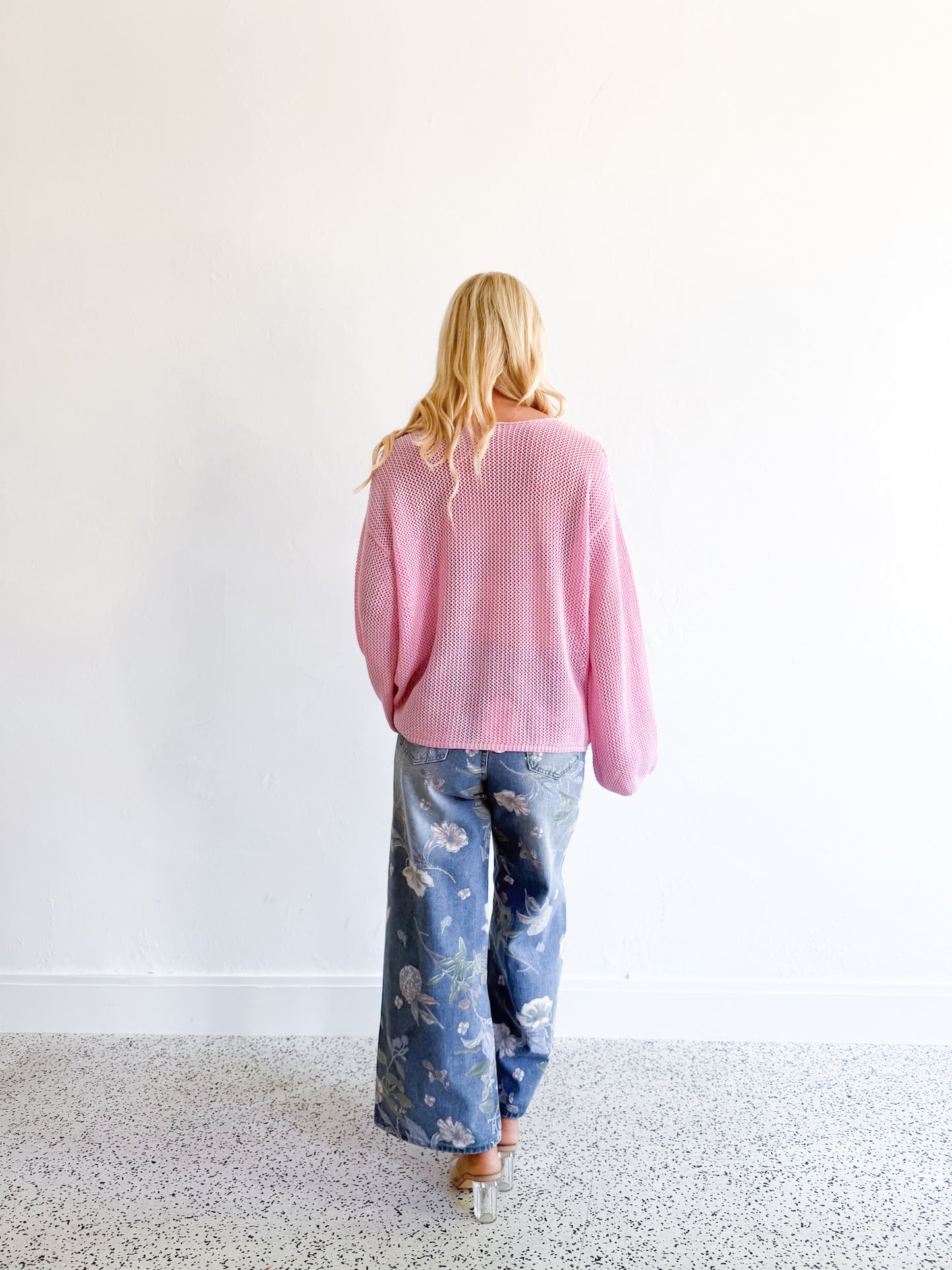 Greta Knit Jumper - Pink