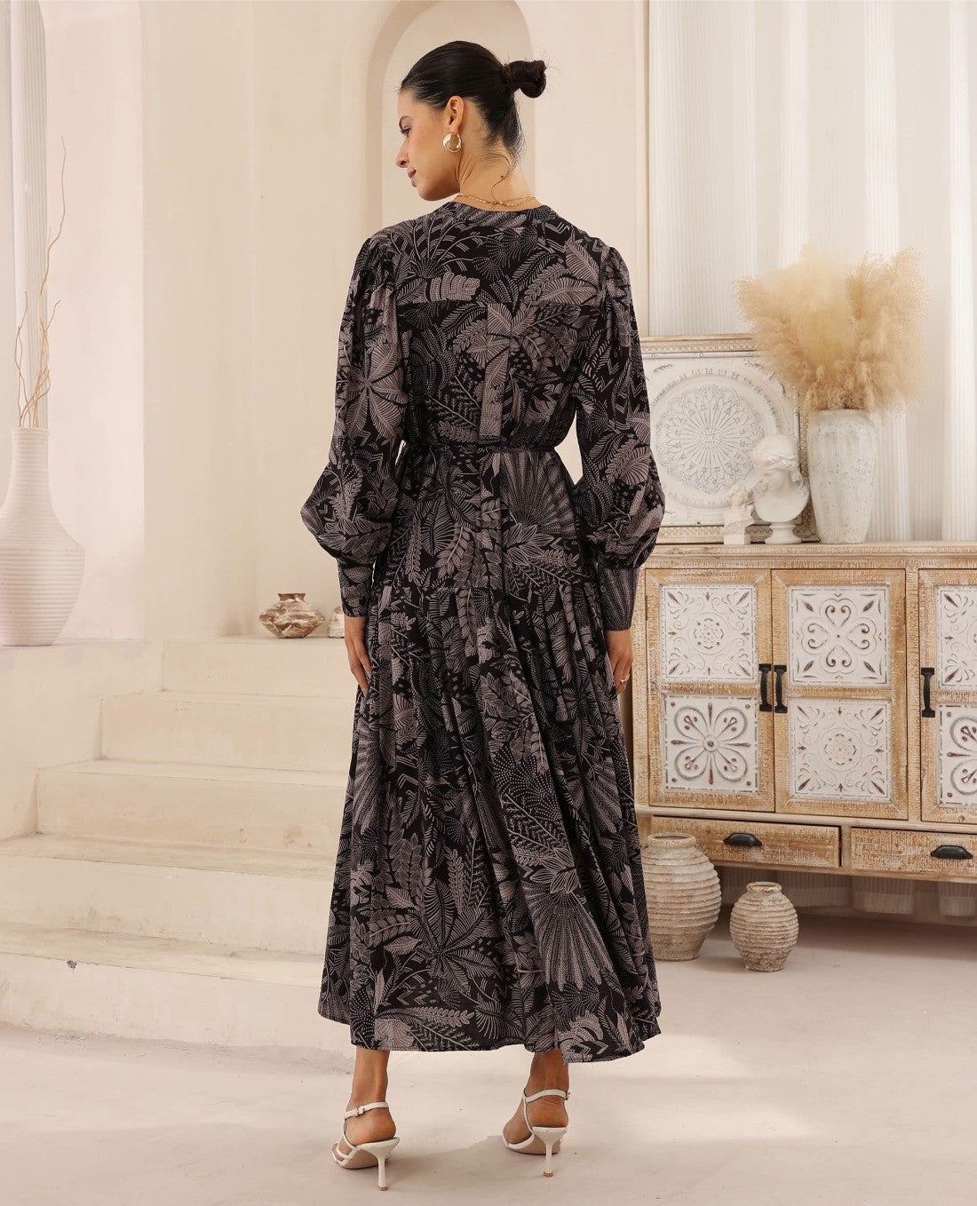 Hailey Maxi Dress - Caribbean Print