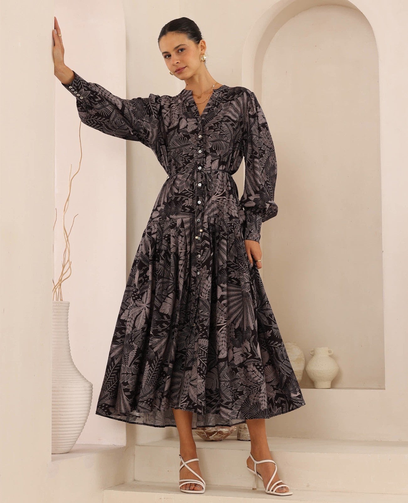 Hailey Maxi Dress - Caribbean Print