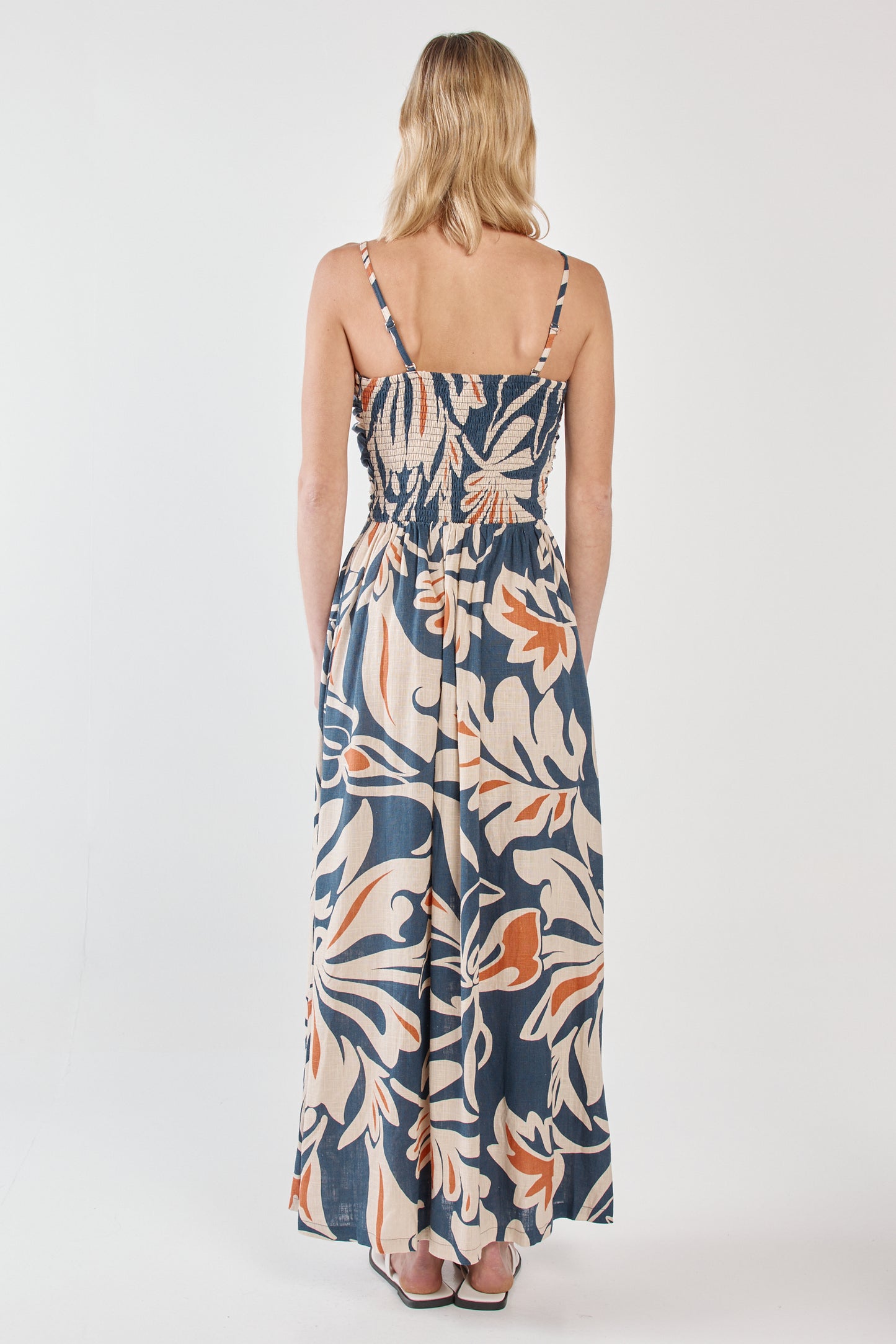 Jana Strapless Maxi Dress - Wild Orchid Navy