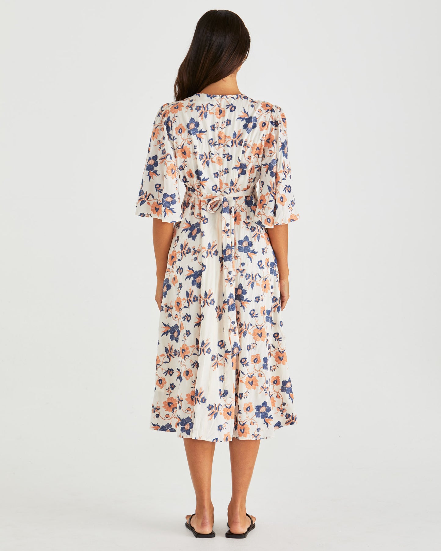 Luca Dress - Navy Floral
