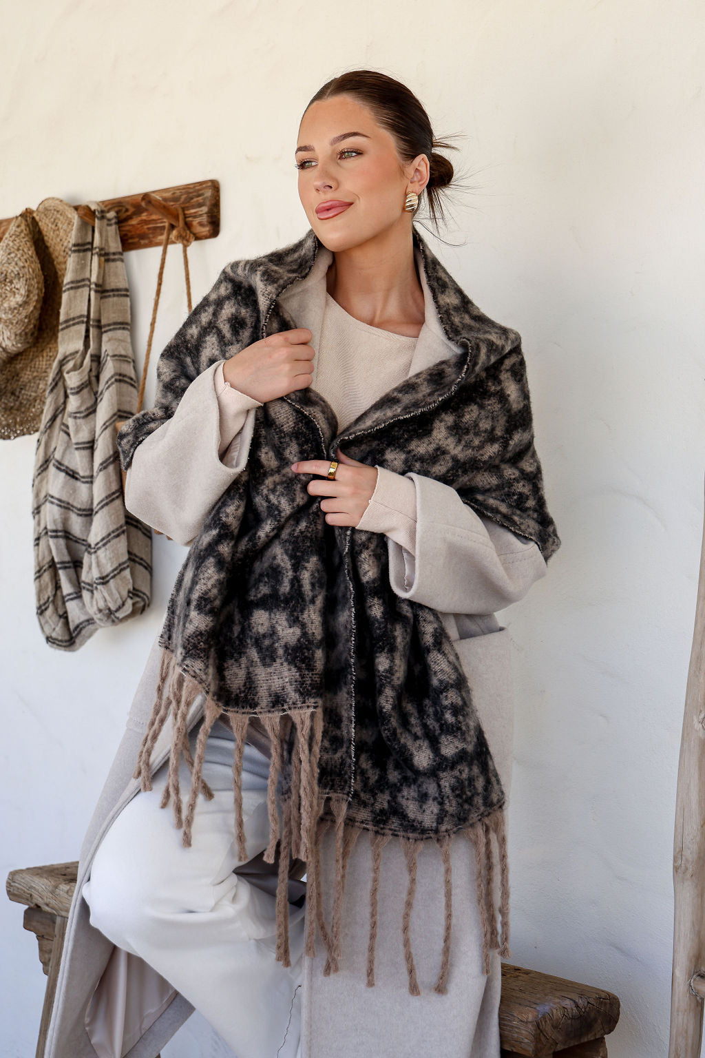 Marissa Leopard Print Scarf