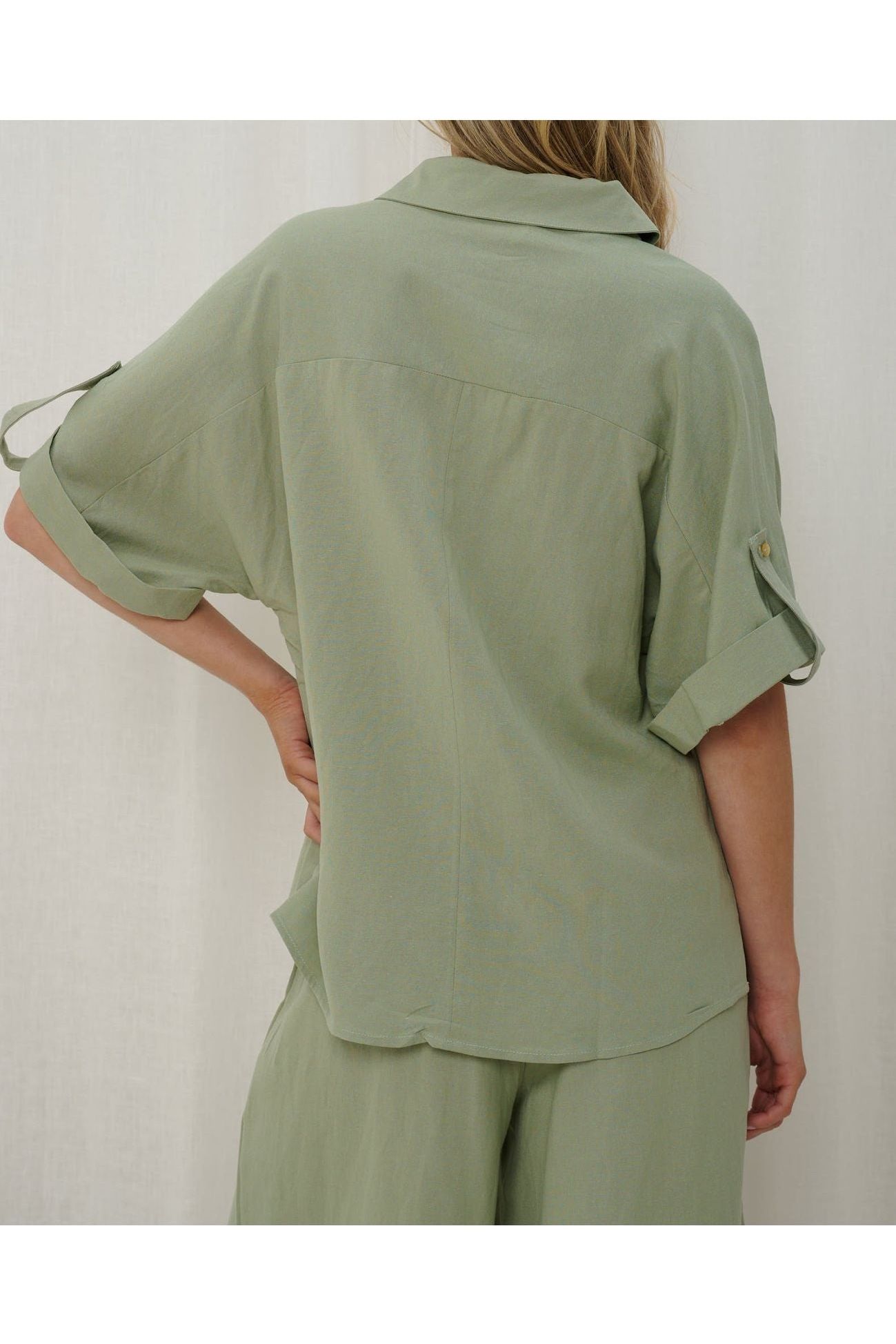 Nikki Short Sleeve Shirt - Sage