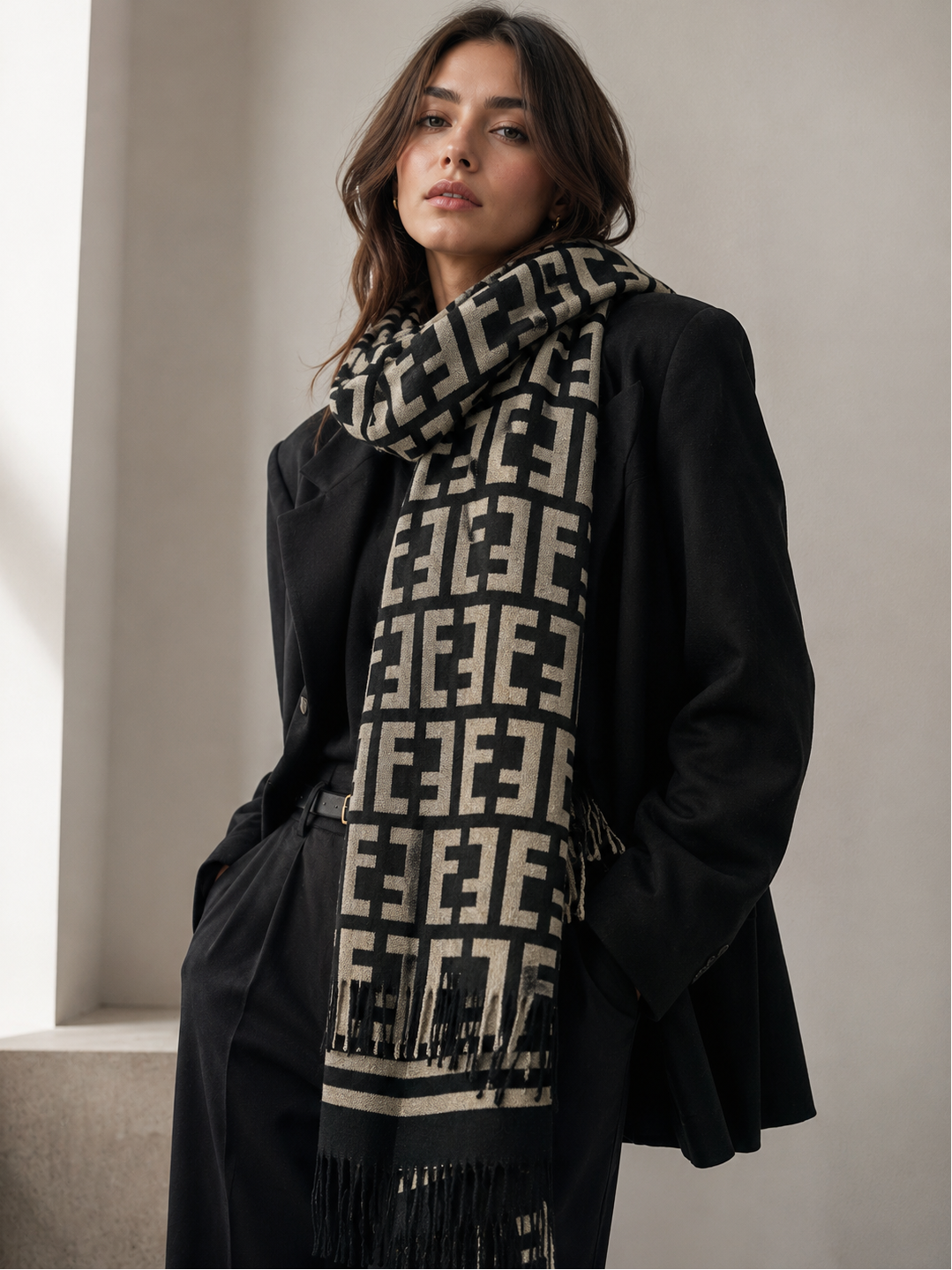 Sienna Scarf - Black