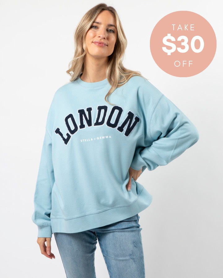 Stella & Gemma Sunday Sweater - London Sky