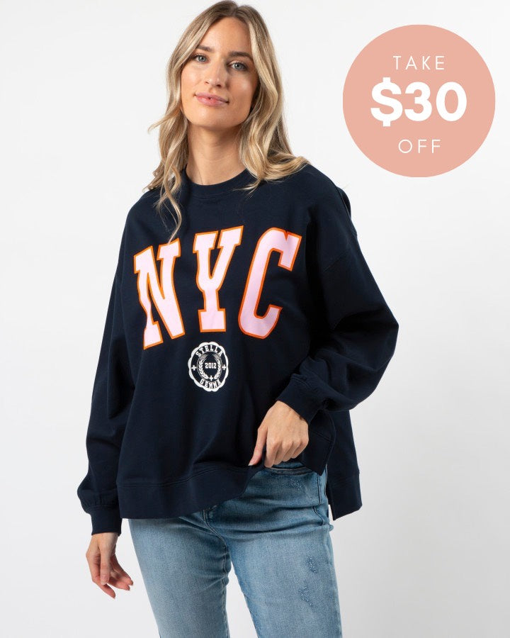 Stella & Gemma Sunday Sweater - NYC Navy