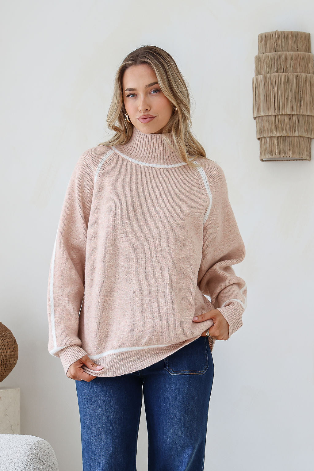 Valerie Knit Jumper - Blush