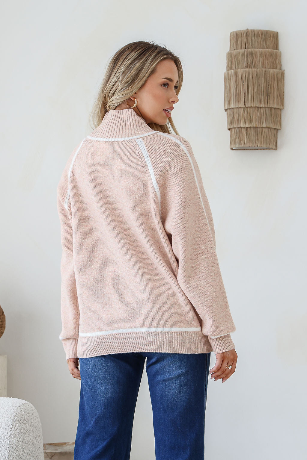 Valerie Knit Jumper - Blush