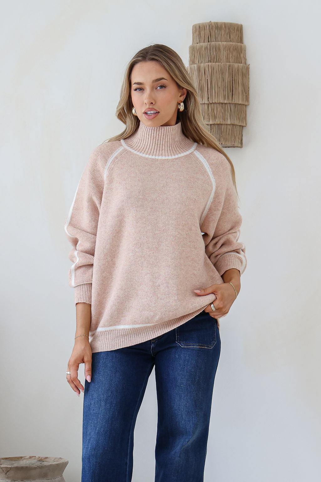 Valerie Knit Jumper - Blush
