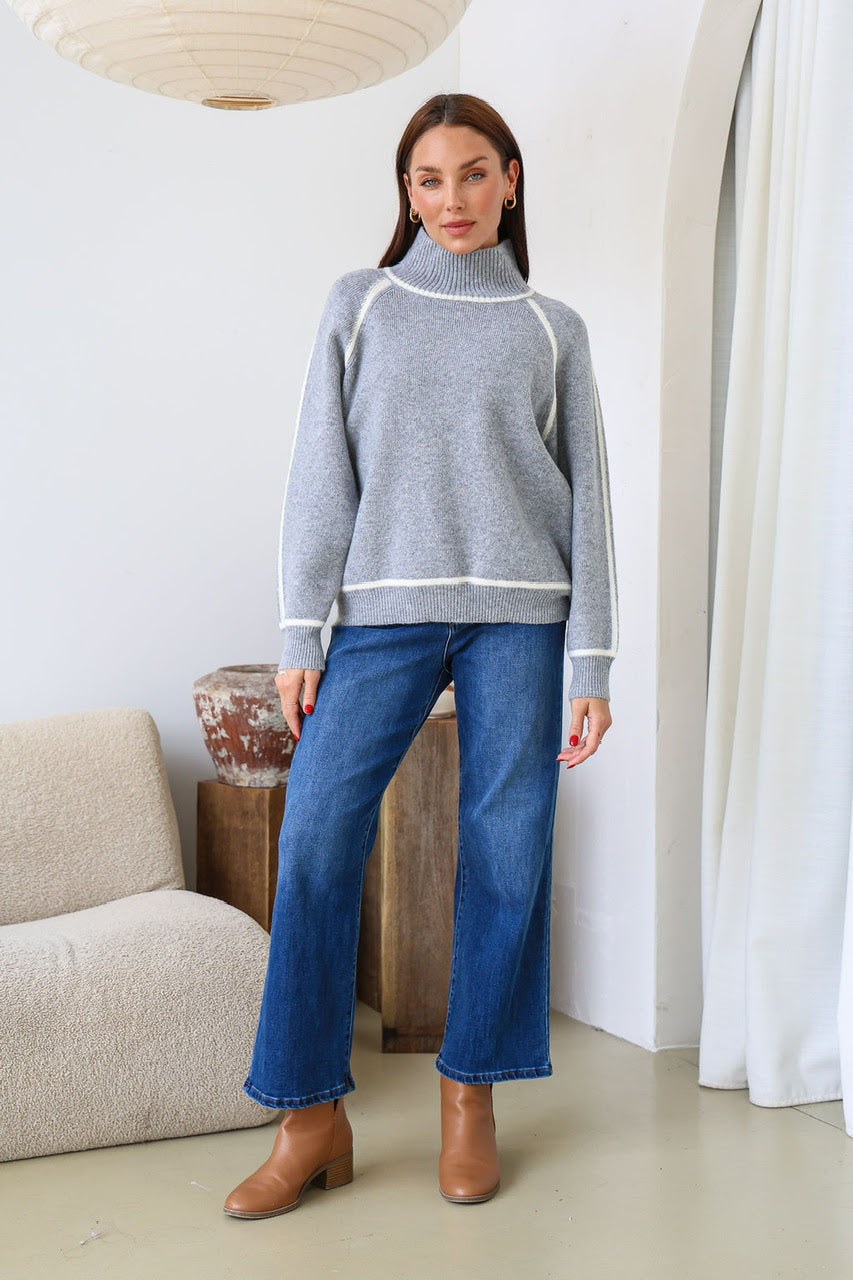 Valerie Knit Jumper - Grey