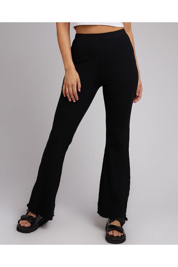 AAE Rib Flare Pant - Black