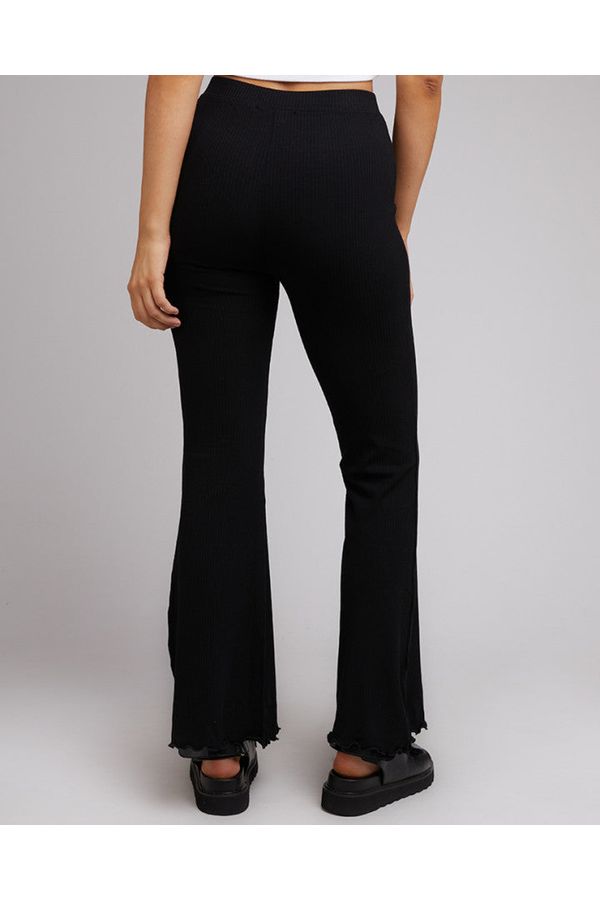 AAE Rib Flare Pant - Black