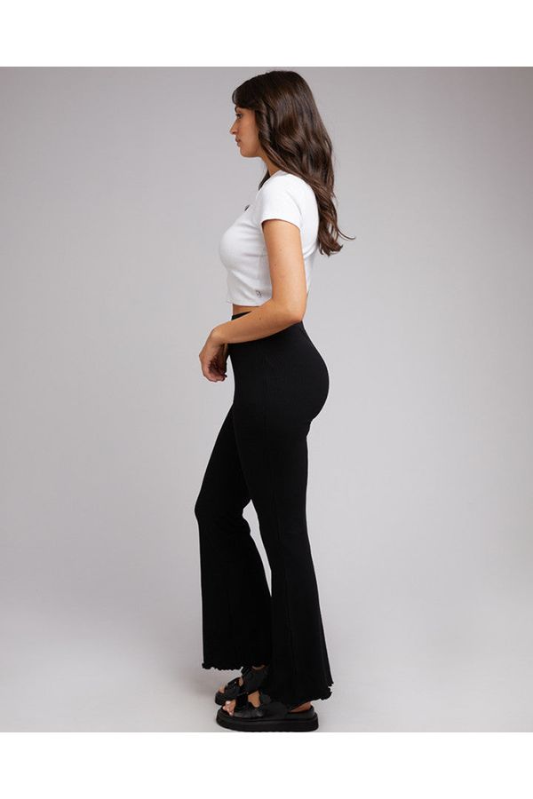 AAE Rib Flare Pant - Black