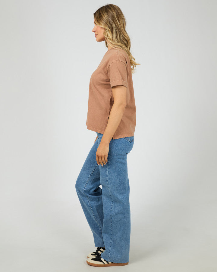 AAE.Washed Tee - Cinnamon
