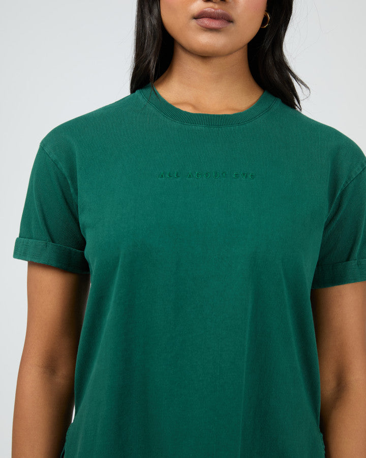 AAE.Washed Tee - Forrest Green