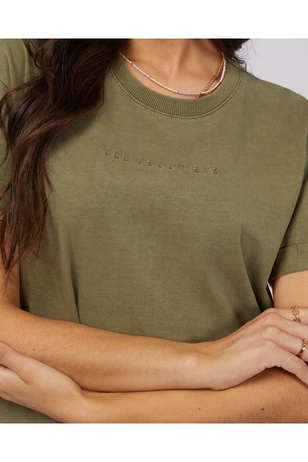 AAE.Washed Tee - Khaki