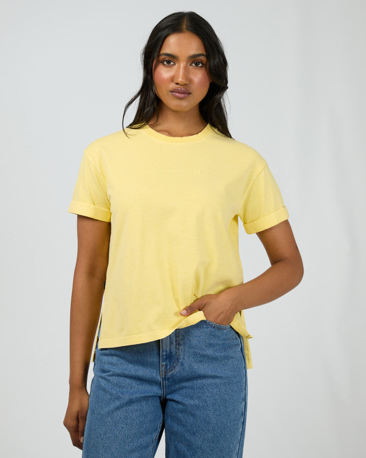 AAE.Washed Tee - Lemon