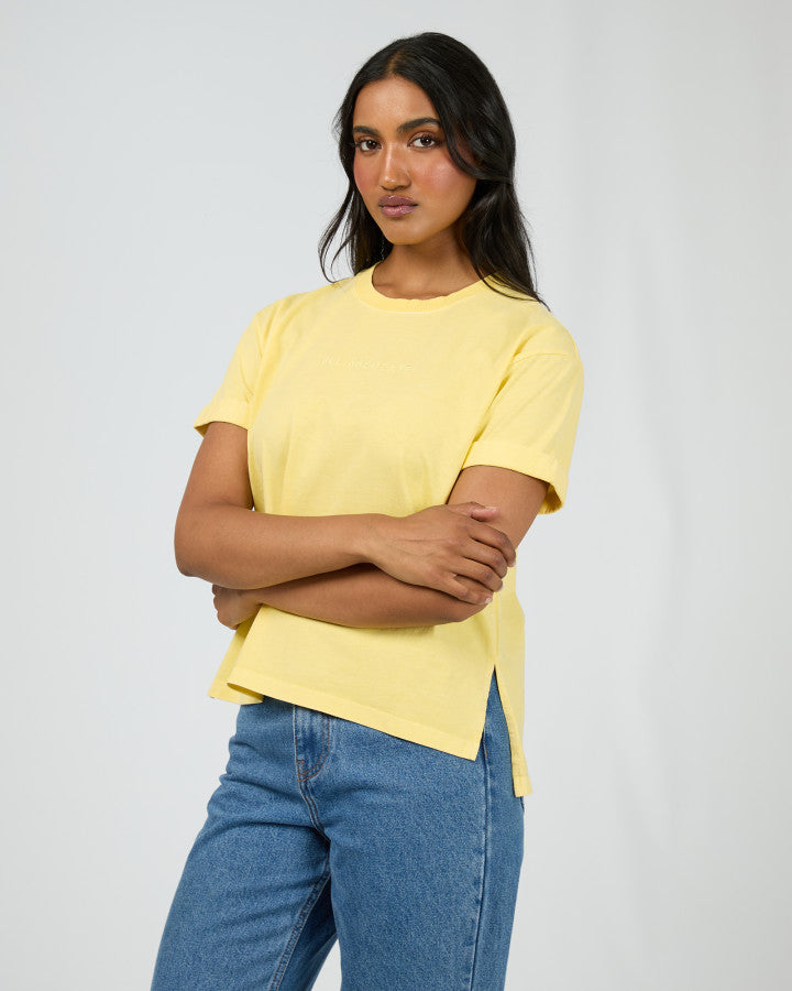 AAE.Washed Tee - Lemon