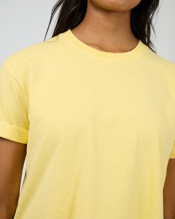 AAE.Washed Tee - Lemon
