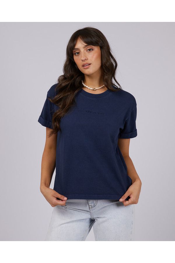 AAE.Washed Tee - Navy