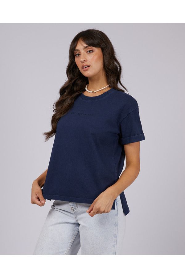 AAE.Washed Tee - Navy