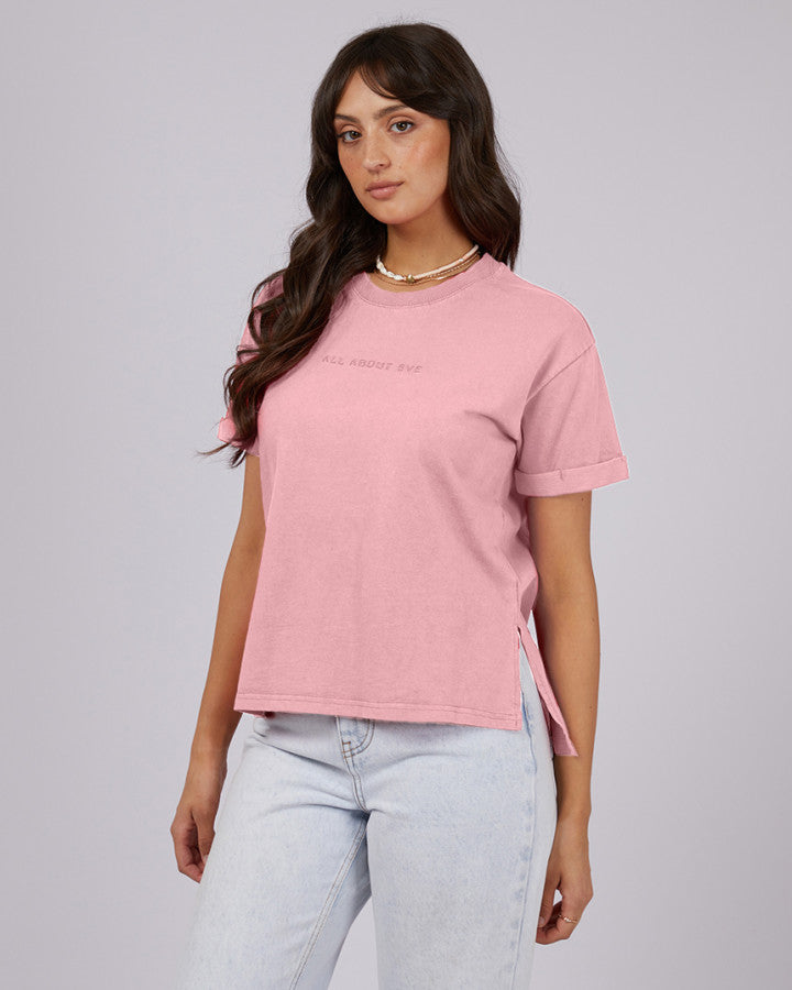 AAE.Washed Tee - Quartz Pink