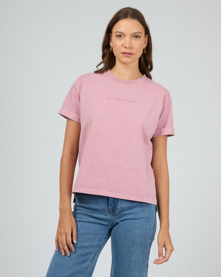 AAE.Washed Tee - Quartz Pink