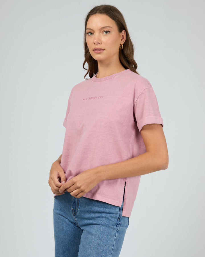AAE.Washed Tee - Quartz Pink