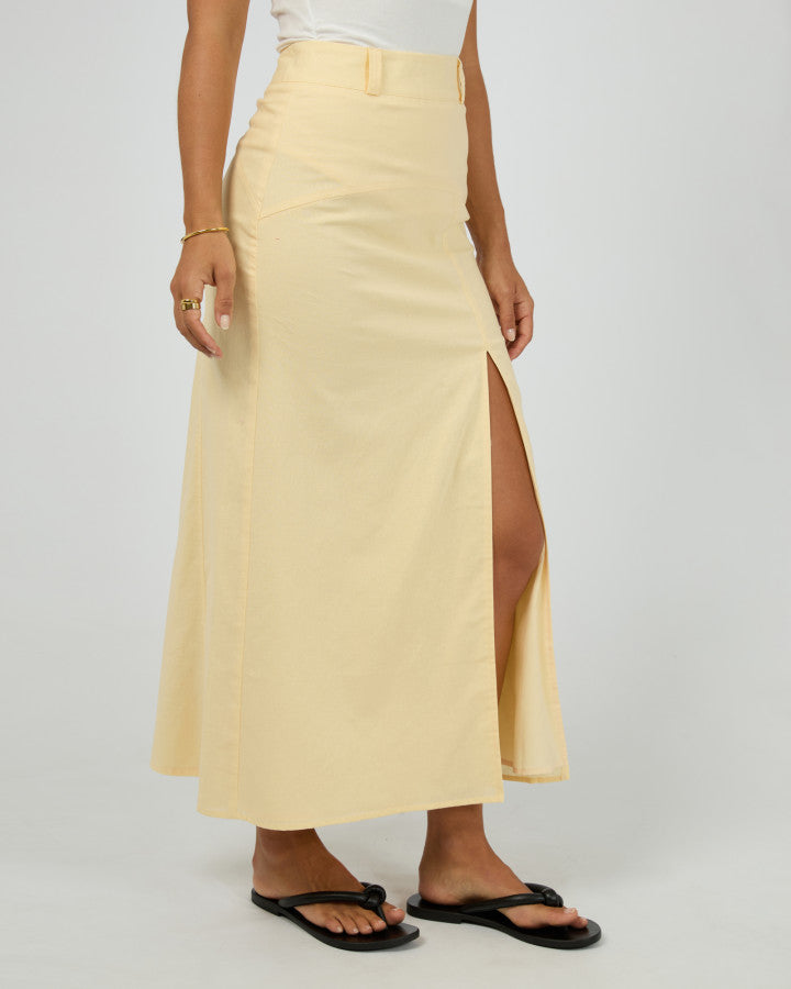 Alessa Linen Maxi Skirt