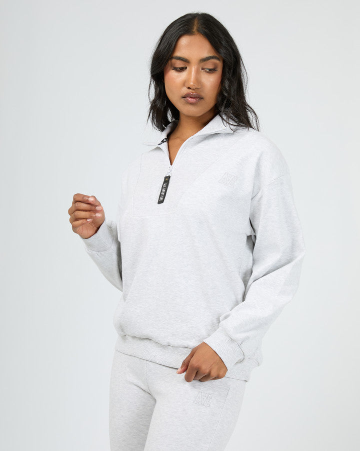 Balance 1/4 Zip Jumper - Snow