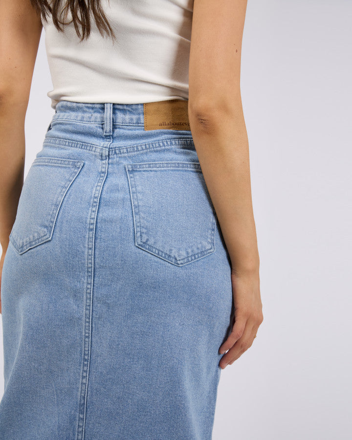 Becca Maxi Skirt - Light Blue