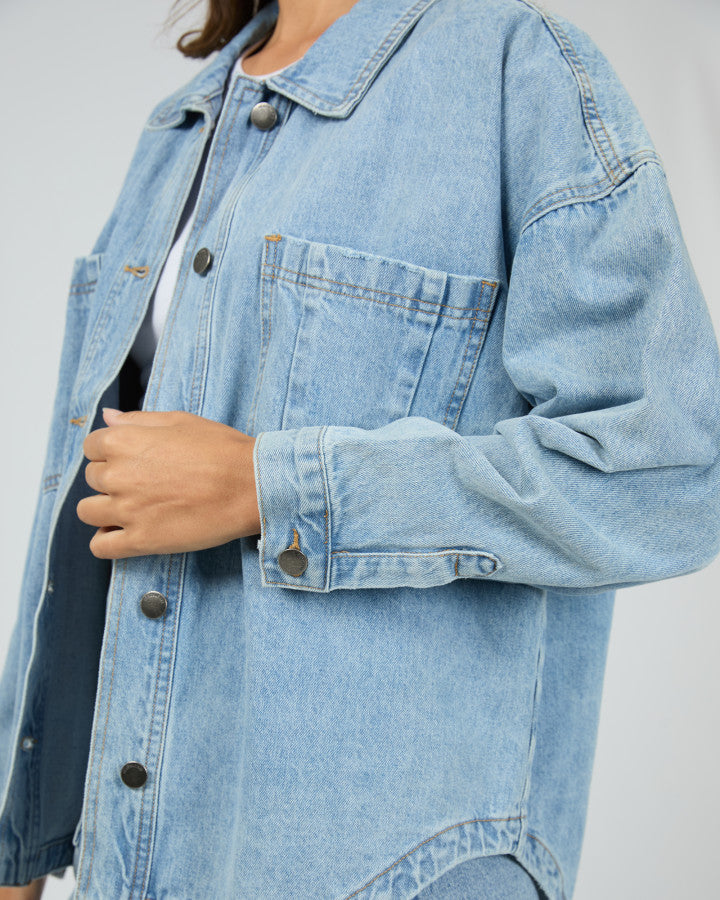 Dale Shacket - Light Blue
