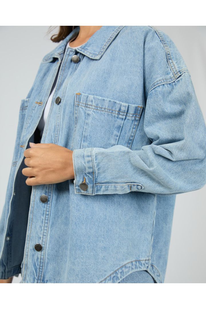 Dale Shacket - Light Blue