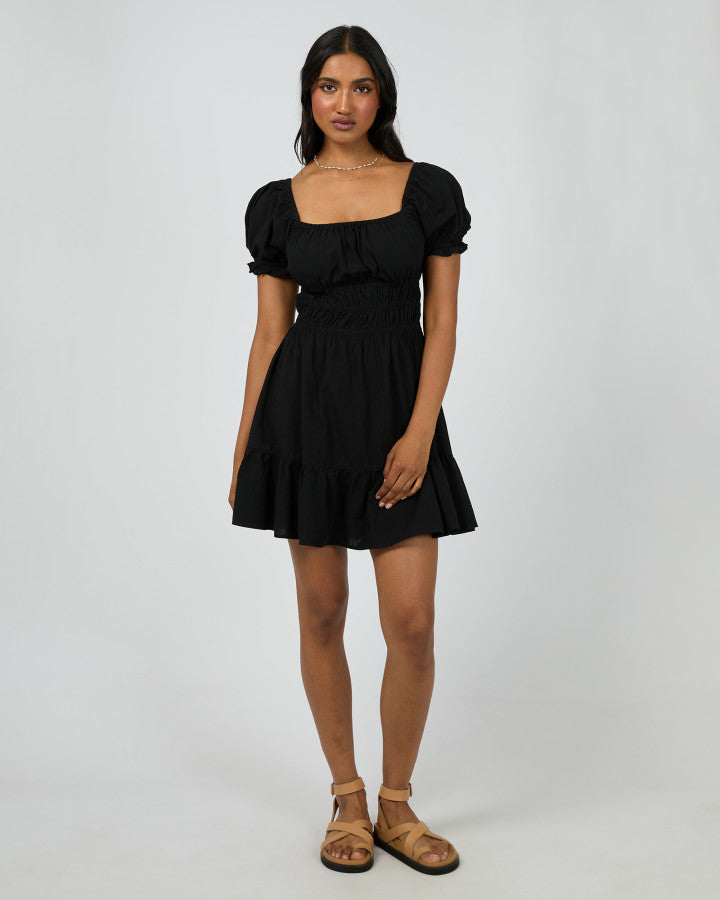 Essential SS Mini Dress - Black