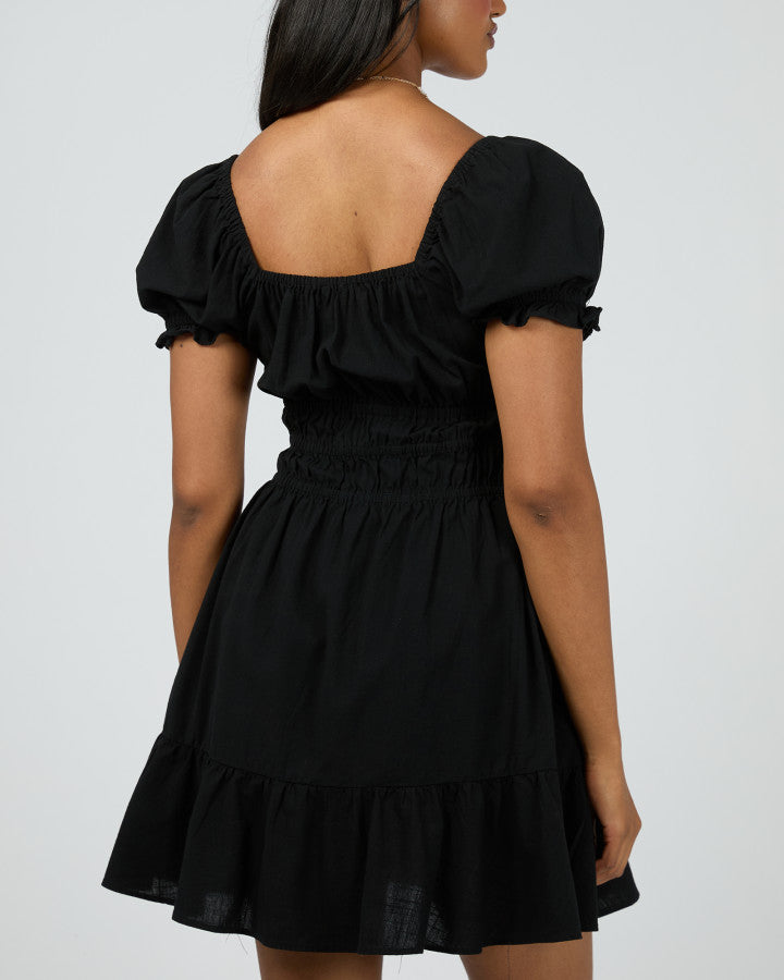 Essential SS Mini Dress - Black