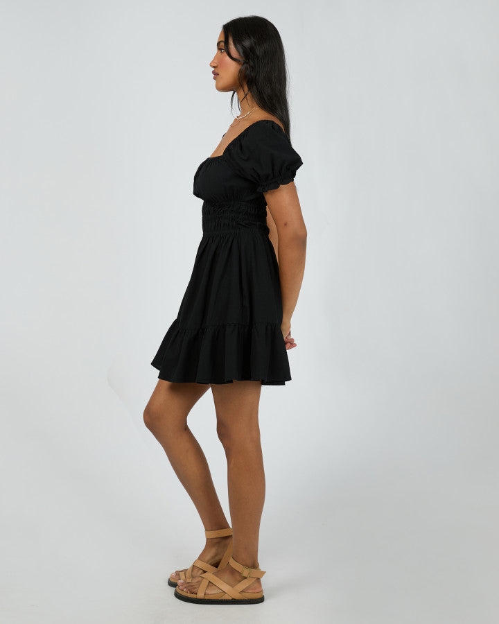 Essential SS Mini Dress - Black