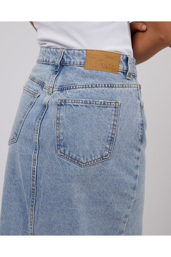 Eva Maxi Skirt - Light Blue