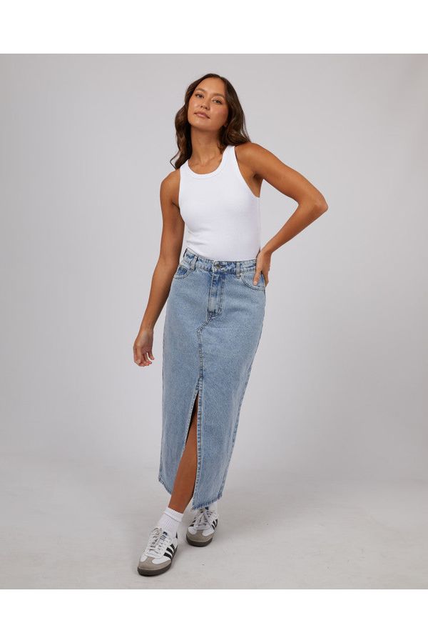 Eva Maxi Skirt - Light Blue