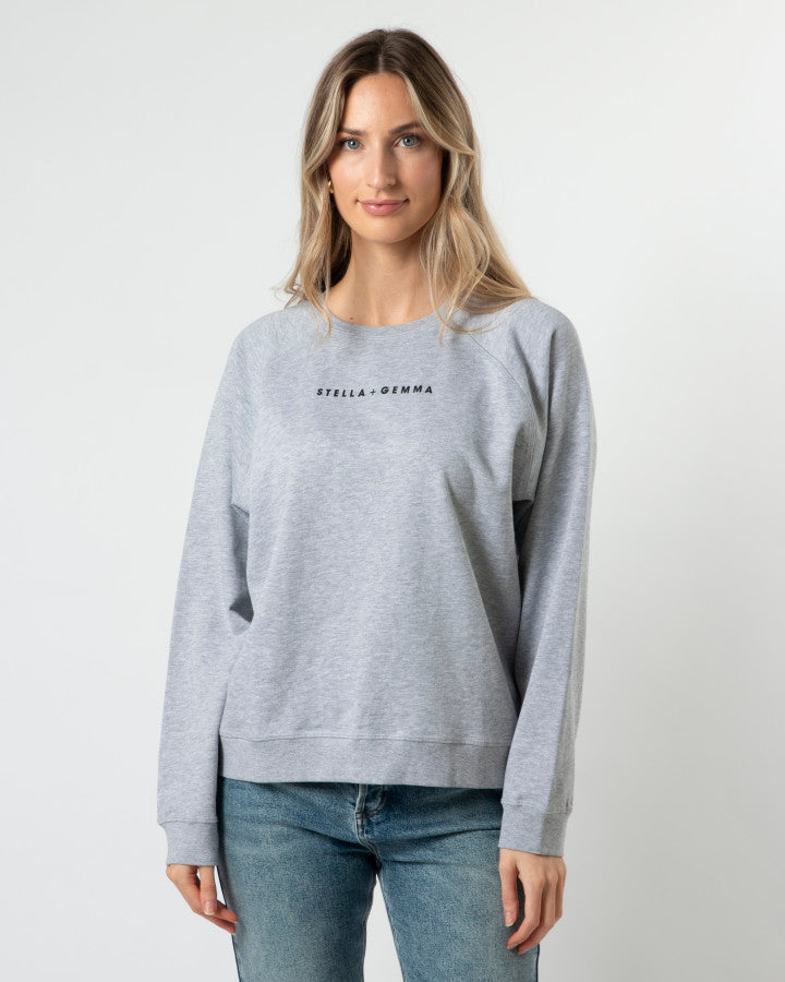 Stella & Gemma Logo Sweater - Grey