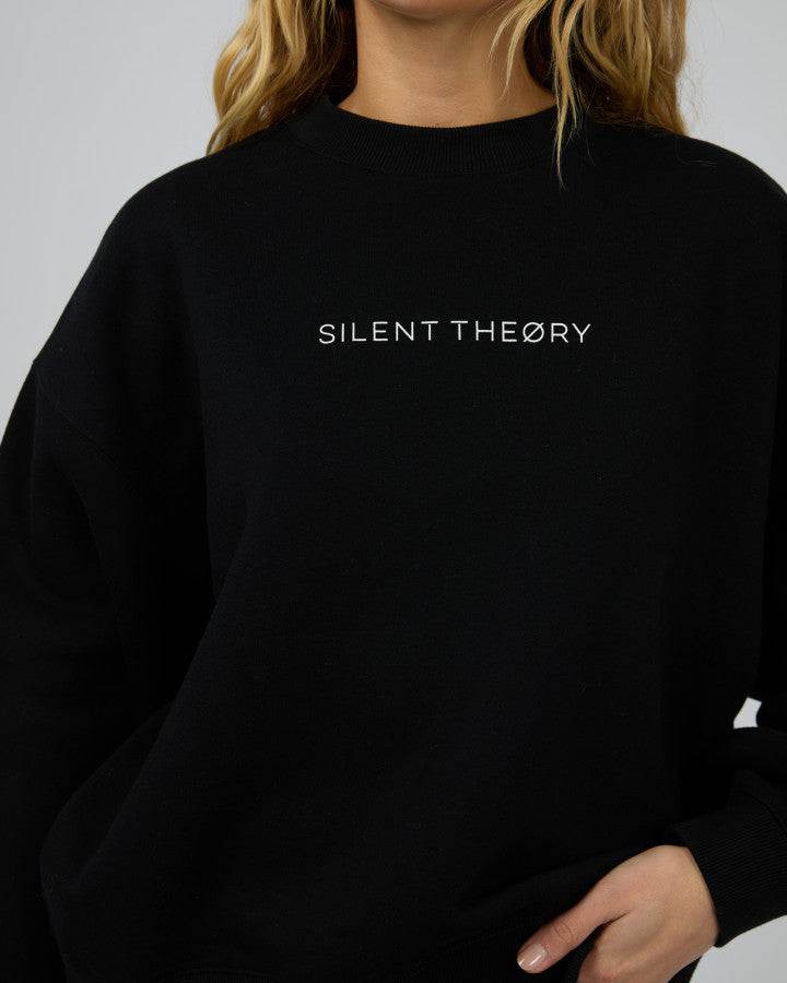 Logo Crew Sweater - Black